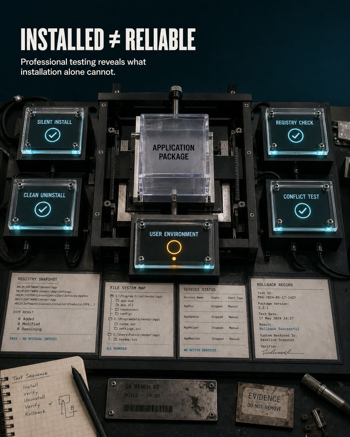 Installed versus reliable