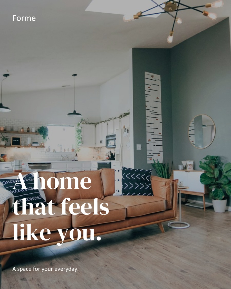 A home that feels like you.