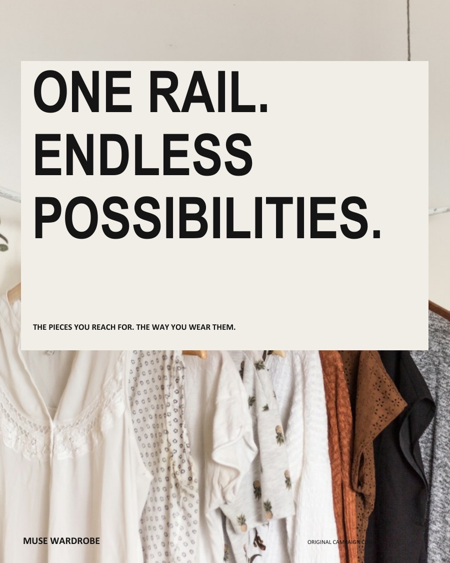 ONE RAIL. ENDLESS POSSIBILITIES.