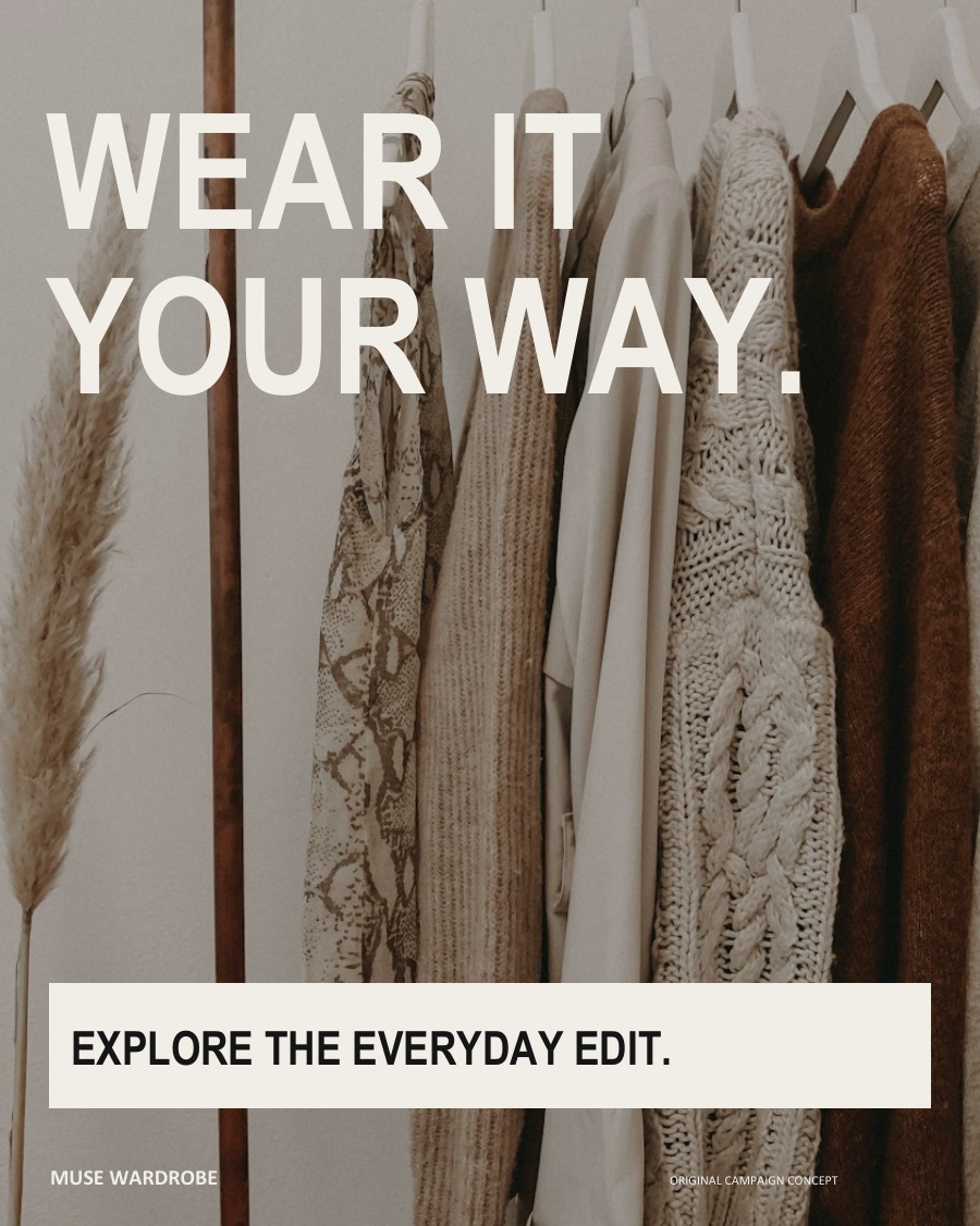 WEAR IT YOUR WAY.