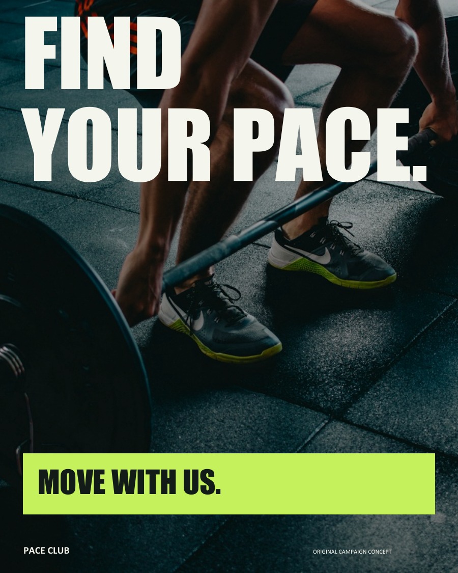 FIND YOUR PACE.