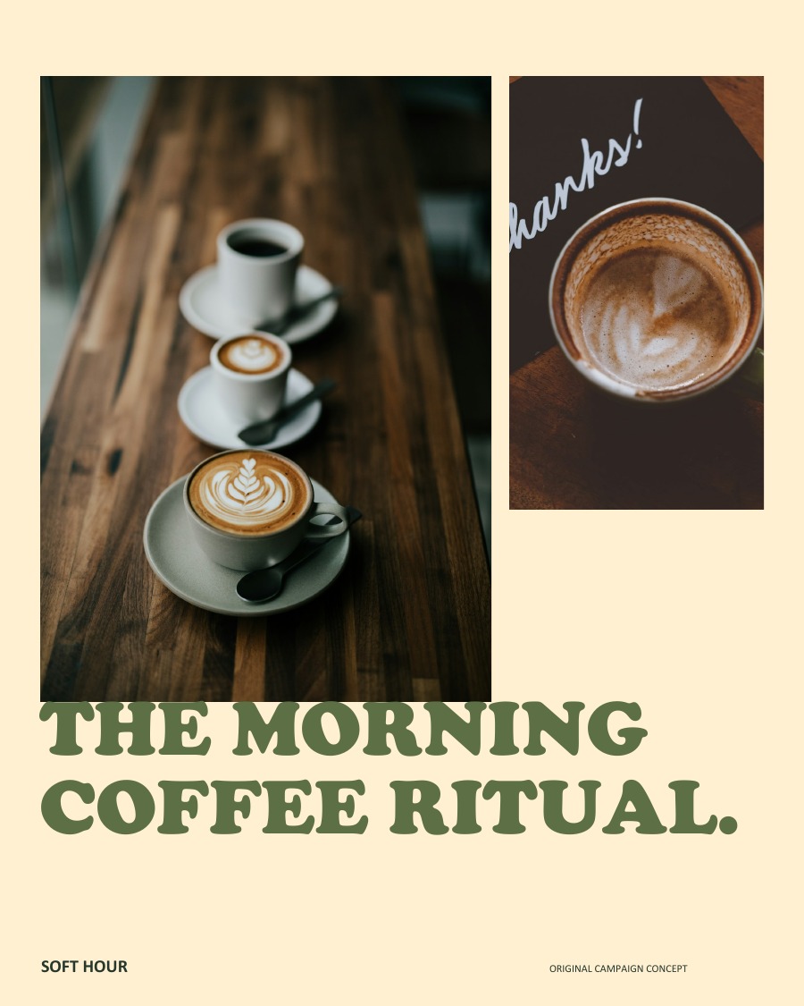 THE MORNING COFFEE RITUAL.