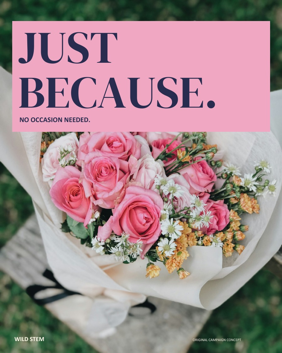 JUST BECAUSE.